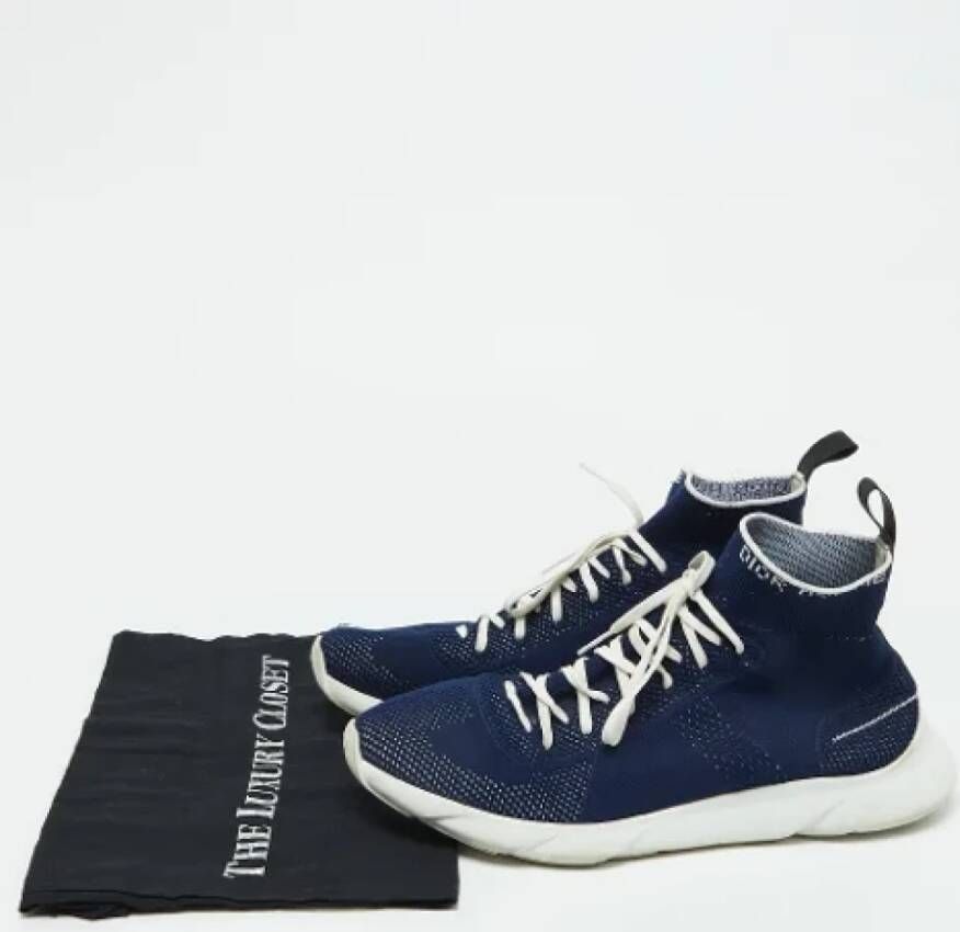 Dior Vintage Pre-owned Fabric sneakers Blue Heren