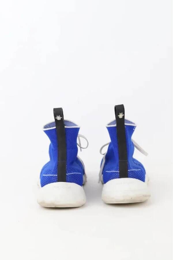 Dior Vintage Pre-owned Fabric sneakers Blue Heren