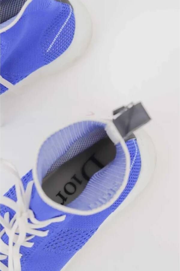 Dior Vintage Pre-owned Fabric sneakers Blue Heren