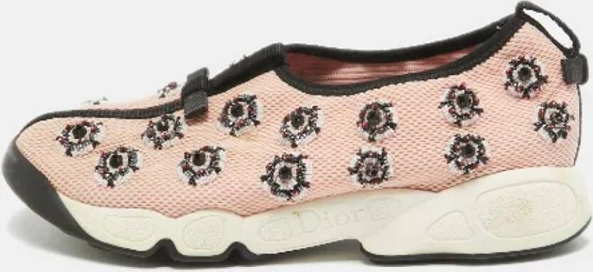 Dior Vintage Pre-owned Fabric sneakers Pink Dames