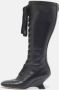 Dior Vintage Pre-owned Leather boots Black Dames - Thumbnail 2