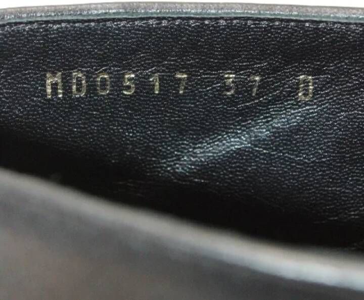 Dior Vintage Pre-owned Leather boots Black Dames