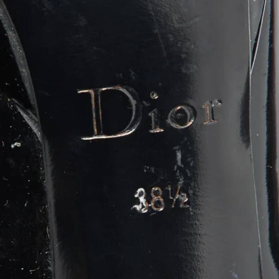 Dior Vintage Pre-owned Leather boots Black Dames
