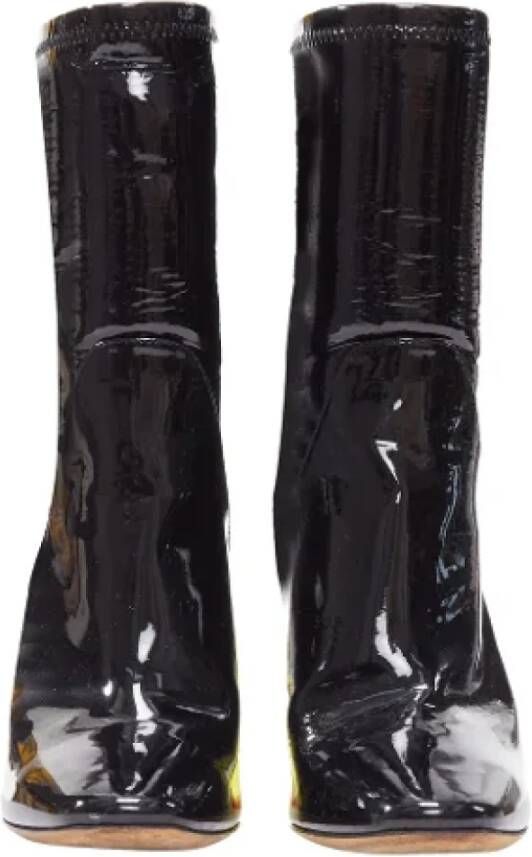 Dior Vintage Pre-owned Leather boots Black Dames