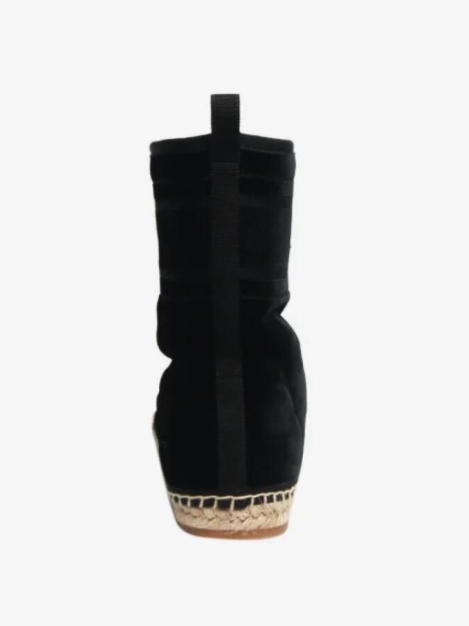 Dior Vintage Pre-owned Leather boots Black Dames