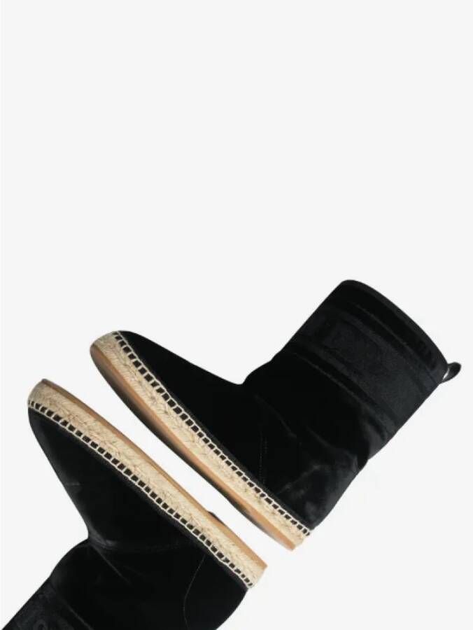 Dior Vintage Pre-owned Leather boots Black Dames
