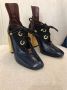 Dior Vintage Pre-owned Leather boots Blue Dames - Thumbnail 3