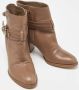 Dior Vintage Pre-owned Leather boots Brown Dames - Thumbnail 4