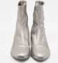 Dior Vintage Pre-owned Leather boots Gray Dames - Thumbnail 3