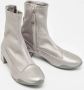 Dior Vintage Pre-owned Leather boots Gray Dames - Thumbnail 4