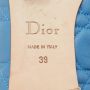 Dior Vintage Pre-owned Leather flats Blue Dames - Thumbnail 8