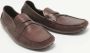 Dior Vintage Pre-owned Leather flats Purple Heren - Thumbnail 3