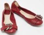 Dior Vintage Pre-owned Leather flats Red Dames - Thumbnail 4