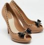 Dior Vintage Pre-owned Leather heels Beige Dames - Thumbnail 4