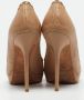 Dior Vintage Pre-owned Leather heels Beige Dames - Thumbnail 5