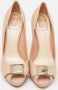 Dior Vintage Pre-owned Leather heels Beige Dames - Thumbnail 3