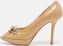 Dior Vintage Pre-owned Leather heels Beige Dames - Thumbnail 2