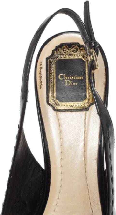 Dior Vintage Pre-owned Leather heels Black Dames