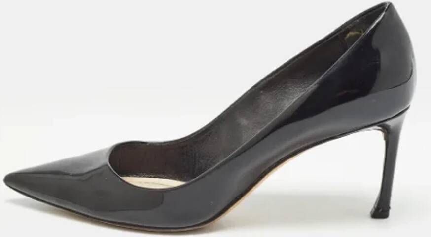 Dior Vintage Pre-owned Leather heels Black Dames