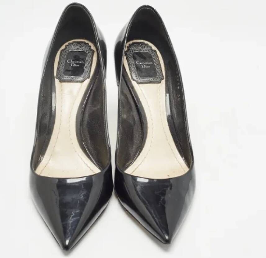 Dior Vintage Pre-owned Leather heels Black Dames