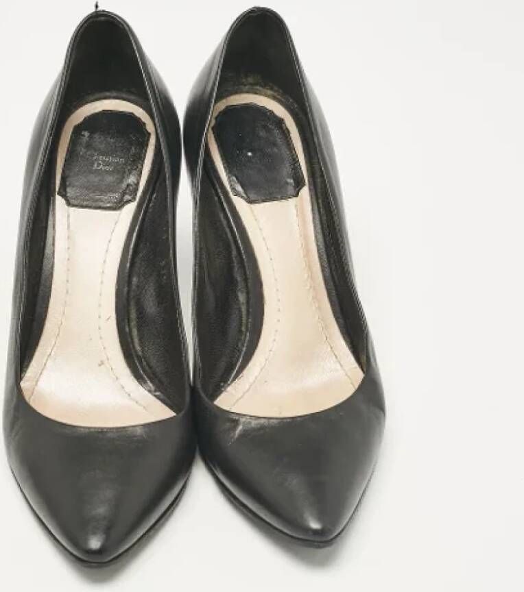 Dior Vintage Pre-owned Leather heels Black Dames