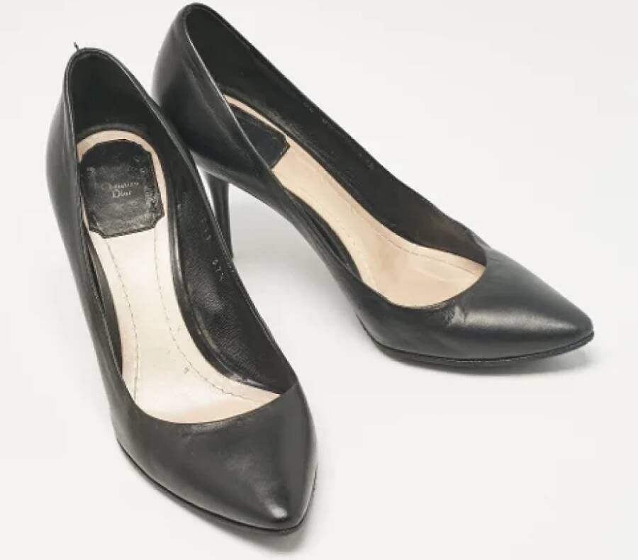 Dior Vintage Pre-owned Leather heels Black Dames