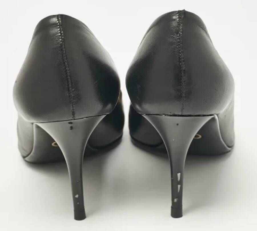 Dior Vintage Pre-owned Leather heels Black Dames