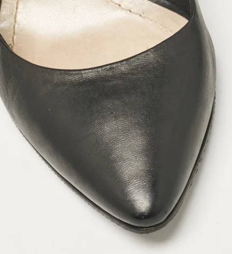Dior Vintage Pre-owned Leather heels Black Dames