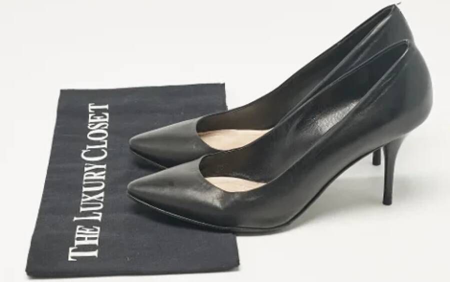 Dior Vintage Pre-owned Leather heels Black Dames