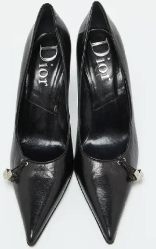 Dior Vintage Pre-owned Leather heels Black Dames