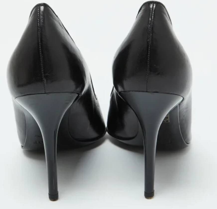 Dior Vintage Pre-owned Leather heels Black Dames