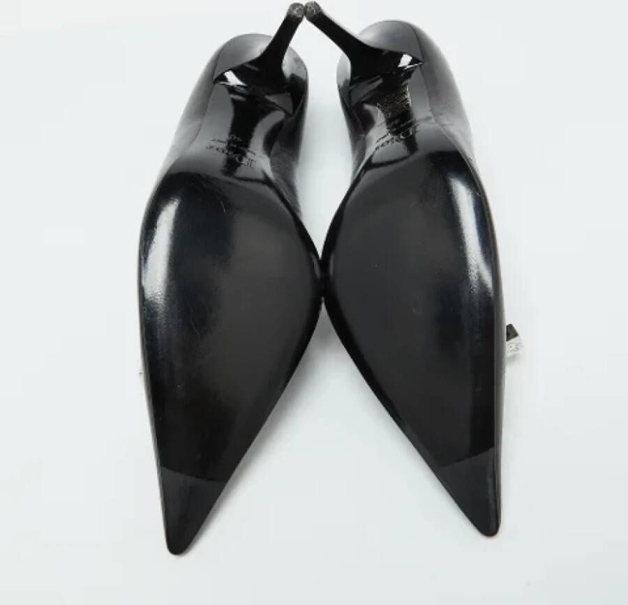 Dior Vintage Pre-owned Leather heels Black Dames