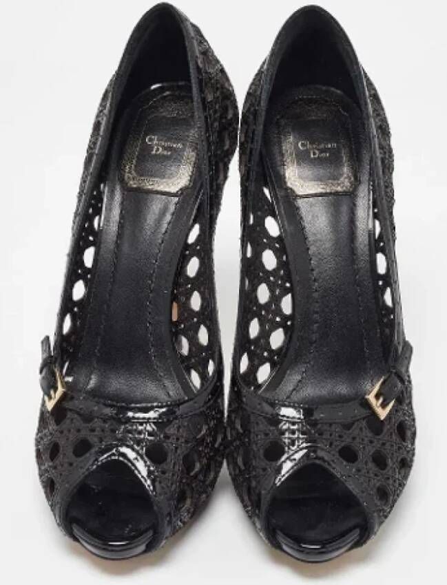 Dior Vintage Pre-owned Leather heels Black Dames