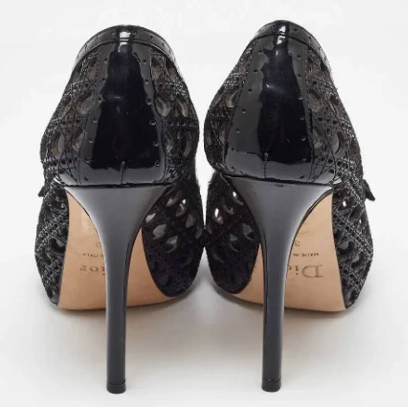 Dior Vintage Pre-owned Leather heels Black Dames