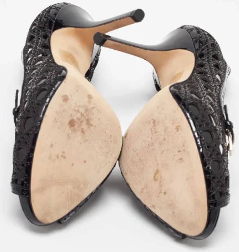 Dior Vintage Pre-owned Leather heels Black Dames