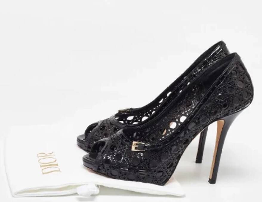 Dior Vintage Pre-owned Leather heels Black Dames