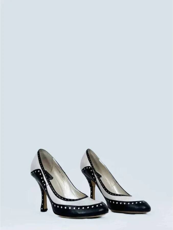 Dior Vintage Pre-owned Leather heels Black Dames