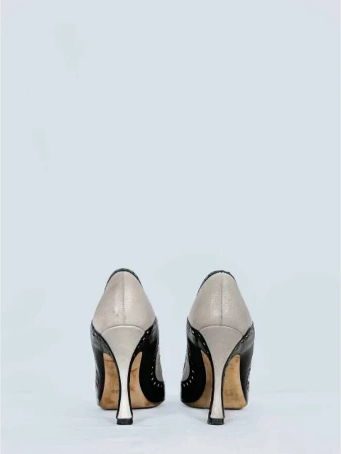 Dior Vintage Pre-owned Leather heels Black Dames