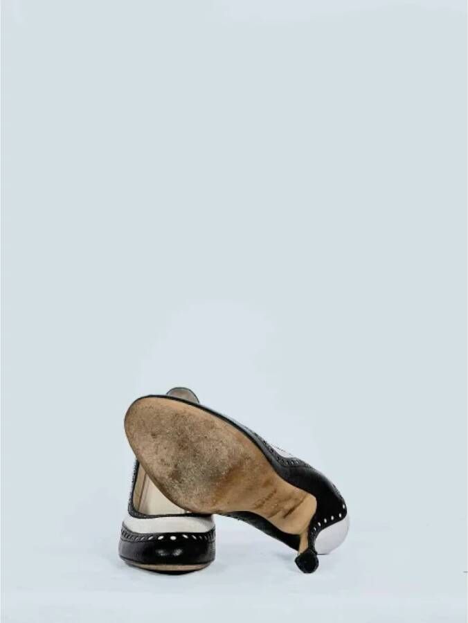 Dior Vintage Pre-owned Leather heels Black Dames