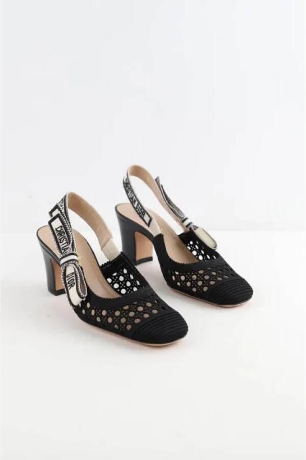 Dior Vintage Pre-owned Leather heels Black Dames