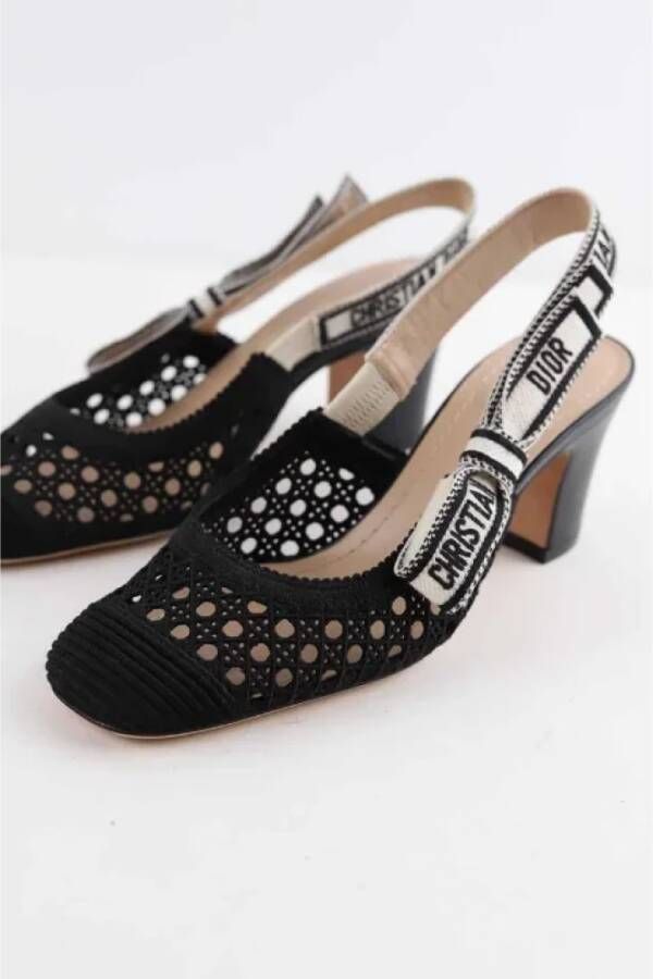 Dior Vintage Pre-owned Leather heels Black Dames