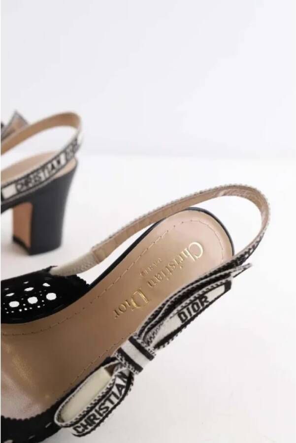 Dior Vintage Pre-owned Leather heels Black Dames