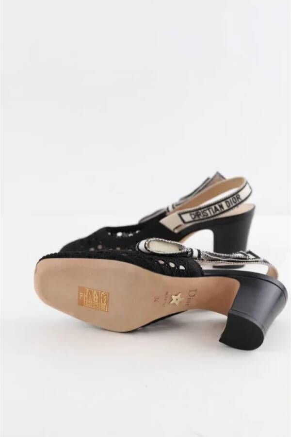 Dior Vintage Pre-owned Leather heels Black Dames