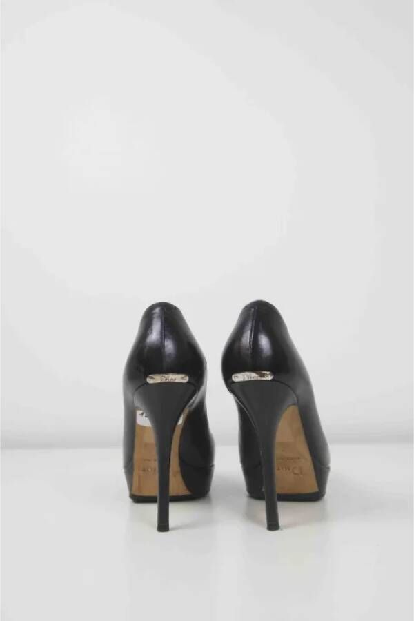 Dior Vintage Pre-owned Leather heels Black Dames