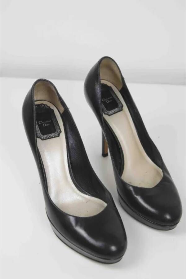 Dior Vintage Pre-owned Leather heels Black Dames