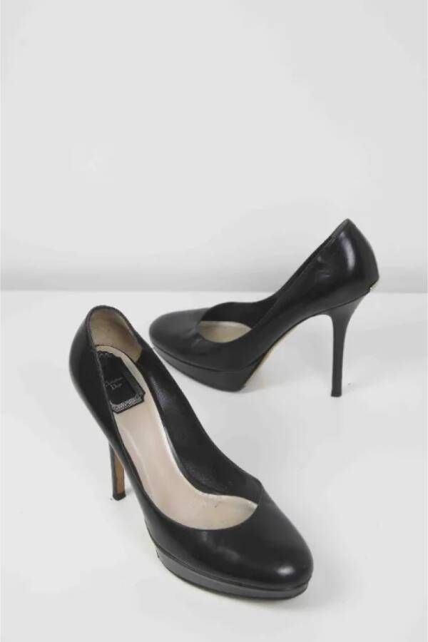 Dior Vintage Pre-owned Leather heels Black Dames