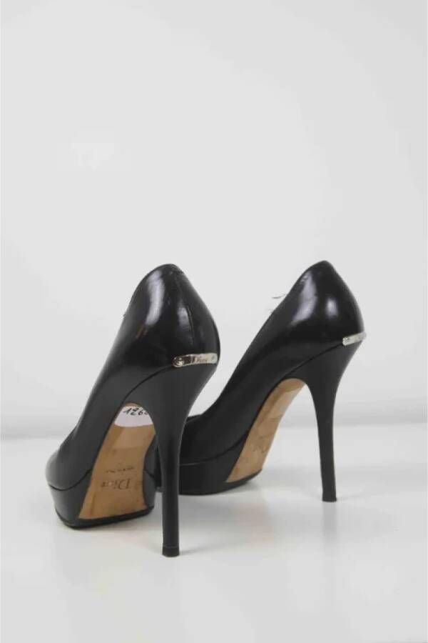 Dior Vintage Pre-owned Leather heels Black Dames