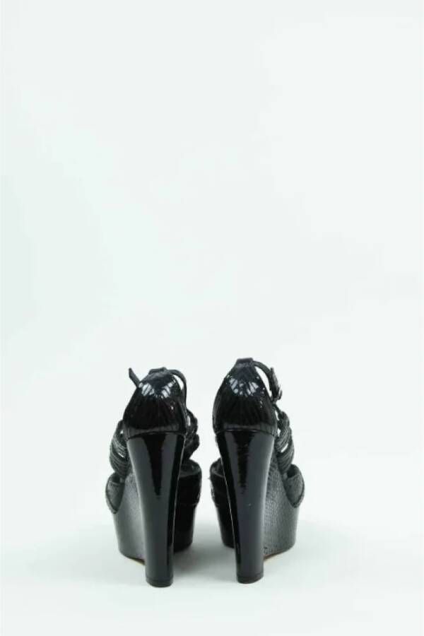 Dior Vintage Pre-owned Leather heels Black Dames