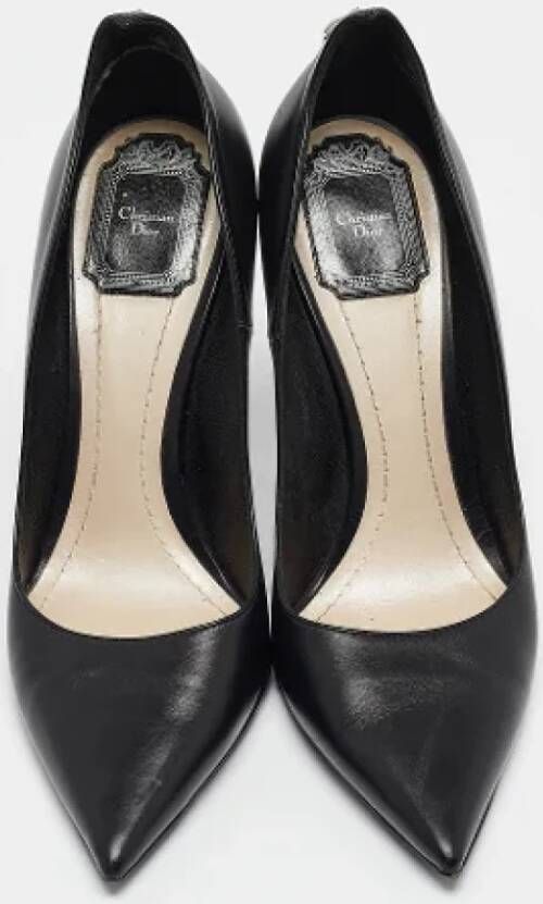 Dior Vintage Pre-owned Leather heels Black Dames