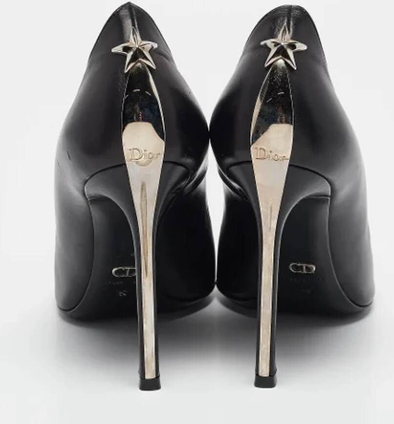 Dior Vintage Pre-owned Leather heels Black Dames